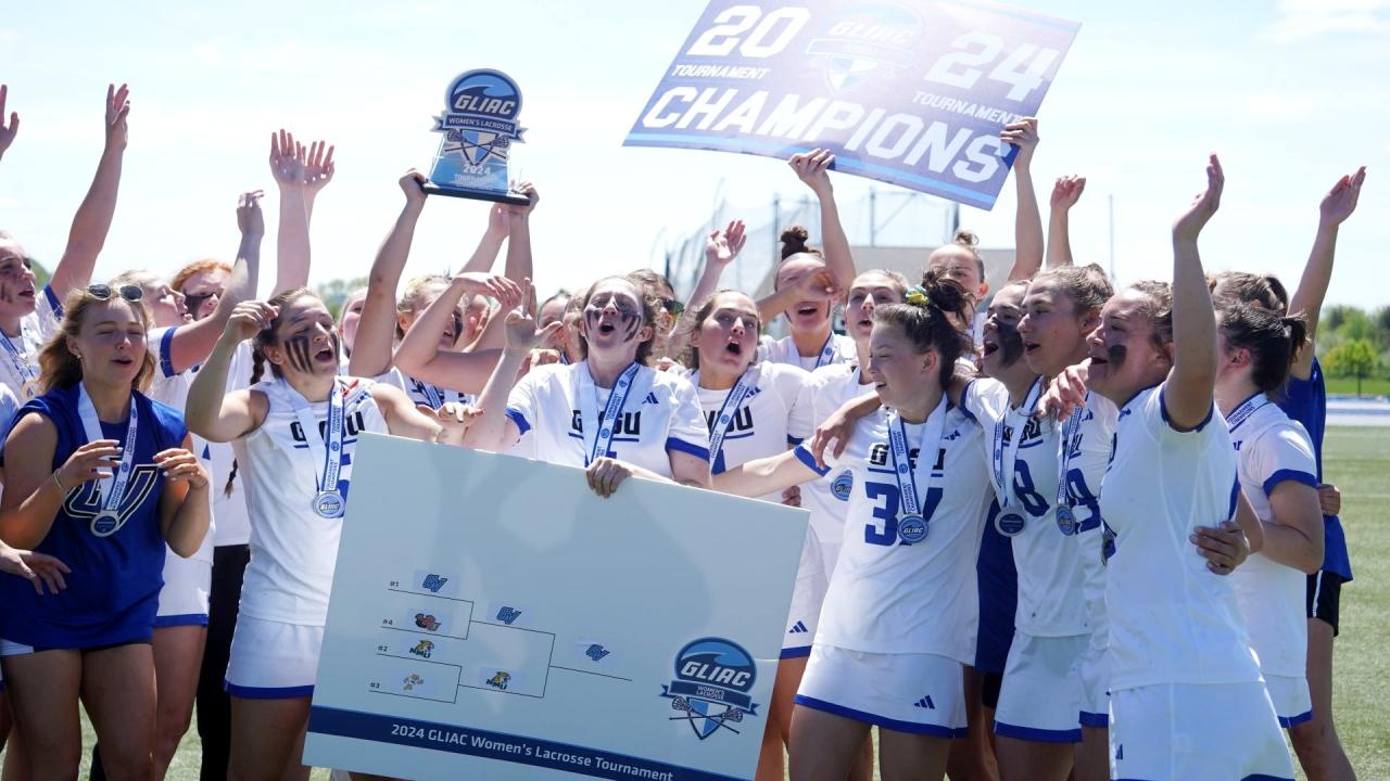 Grand Valley State women's lacrosse.